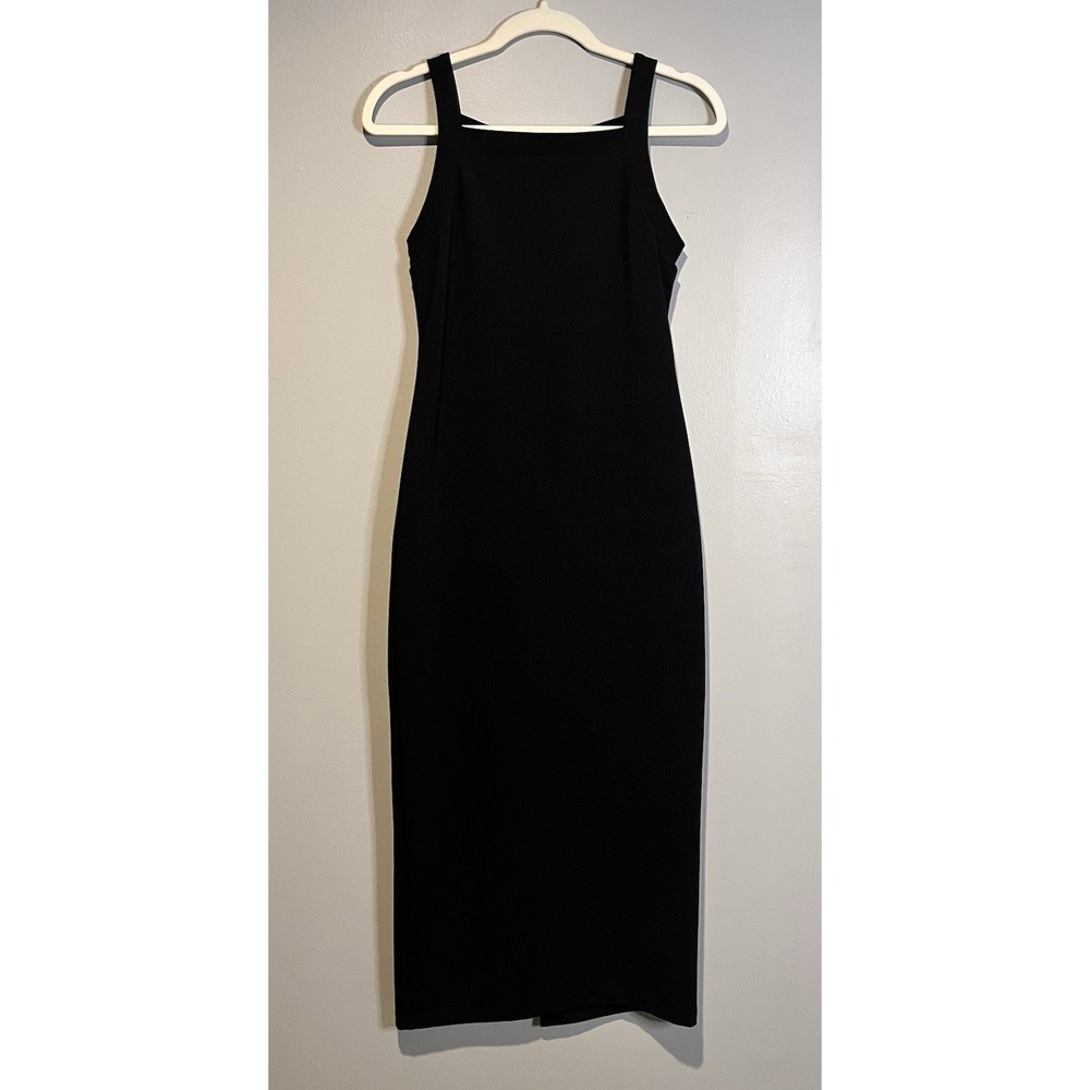 All That Jazz Vintage 90s Black Maxi Dress SZ Small Made In USA READ